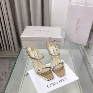 Jimmy Choo MEIRA series one-strap high-heeled sandals