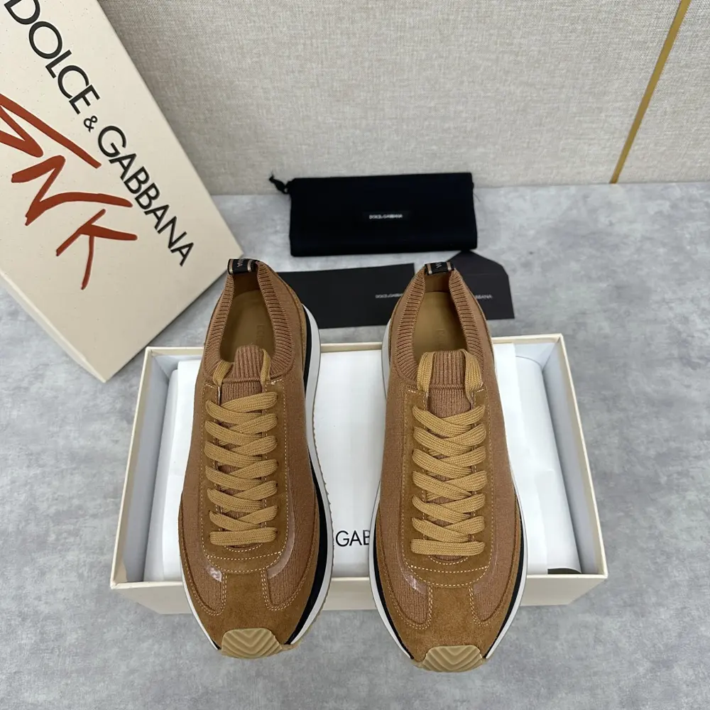 Dolce & Gabbana Cushion patchwork casual sneakers This sneaker