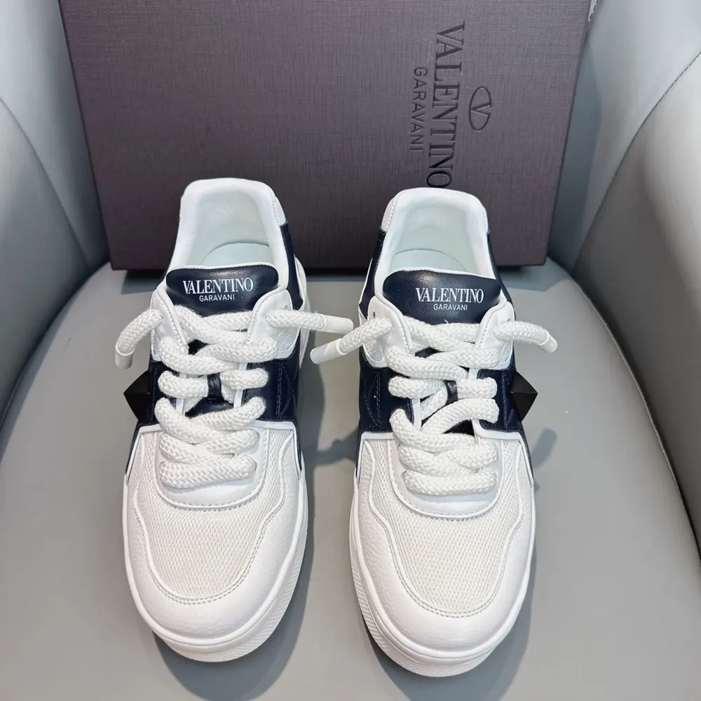 Valentino one stud series men’s thick-soled height-increasing sneakers