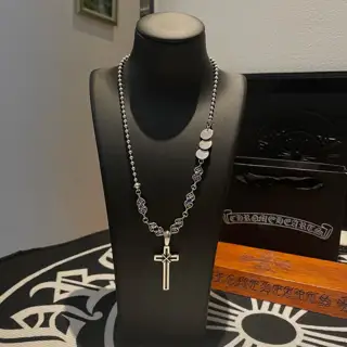 Chrome Hearts Classic Vintage Necklace Cross Pendant