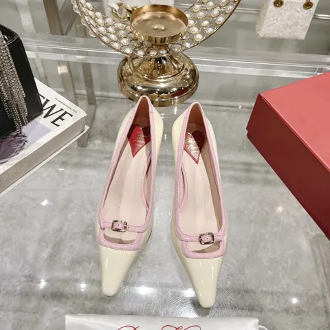 Roger Vivier RV women’s shoes mini high heels single shoes