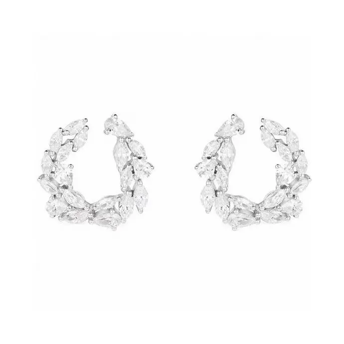 Apm monaco horse eye wreath earrings