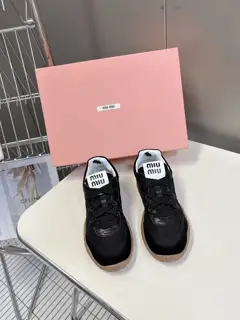MIUMIU Biscuit Shoes Forrest Gump Shoes Casual Sneakers