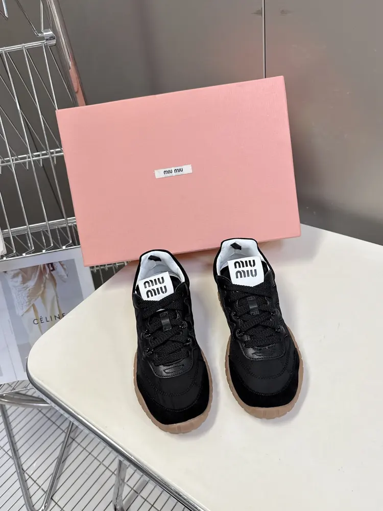 MIUMIU Biscuit Shoes Forrest Gump Shoes Casual Sneakers