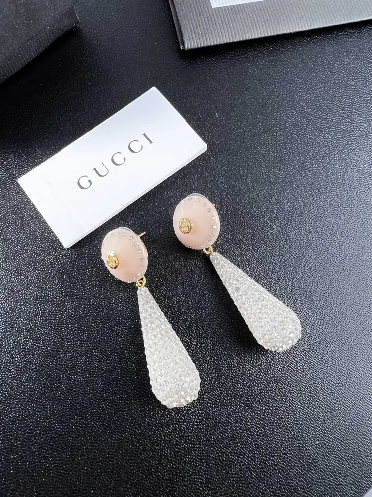 Gucci water drop earrings