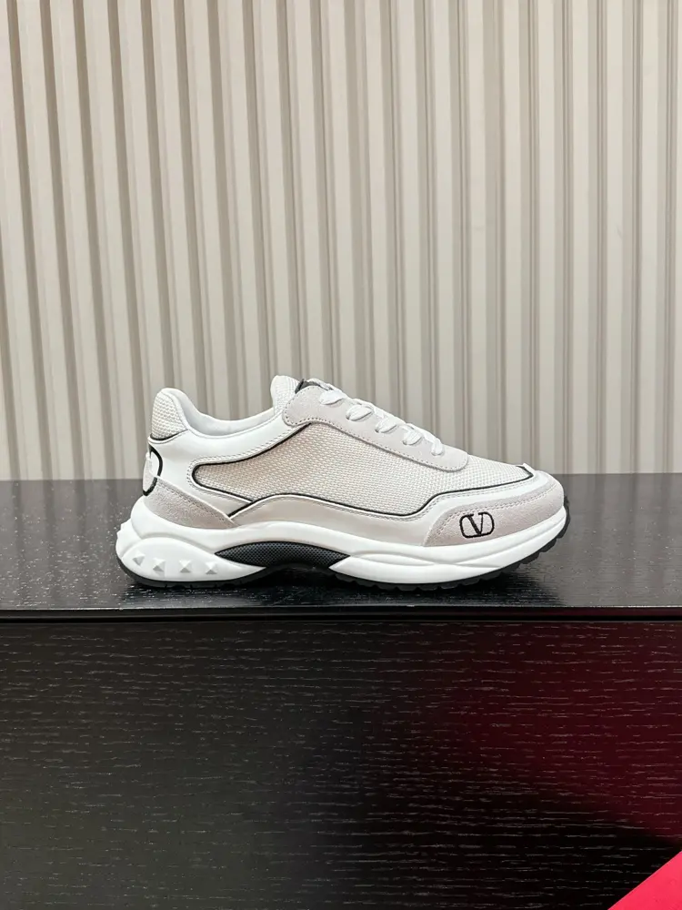 Valentino new style embroidered micro logo contrasting casual sports shoes
