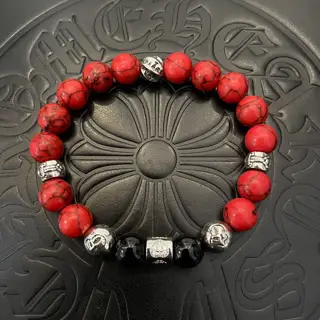 Chrome Hearts classic retro multi-element turquoise bracelet