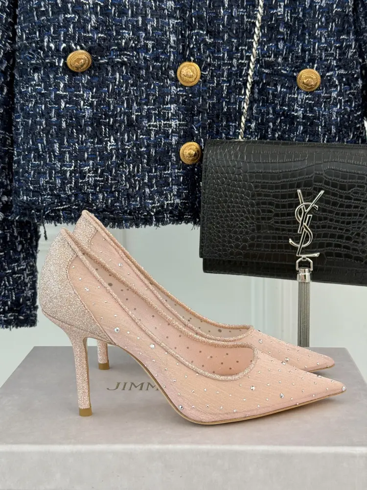 Jimmy Choo|Jimmy Choo Classic Mesh High Heels Series
