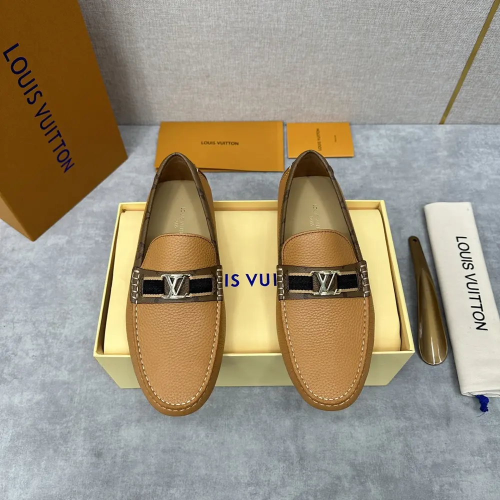 Louis Vuitton classic moccasins slip-on loafers