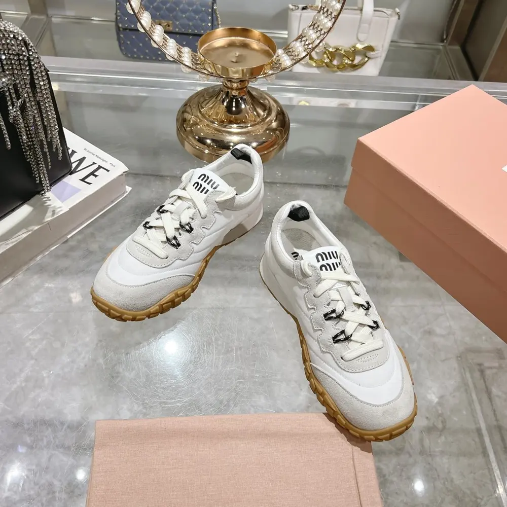Miu Miu Miu Biscuit Shoes Forrest Gump Shoes Casual Shoes Sports Shoes New Spring and