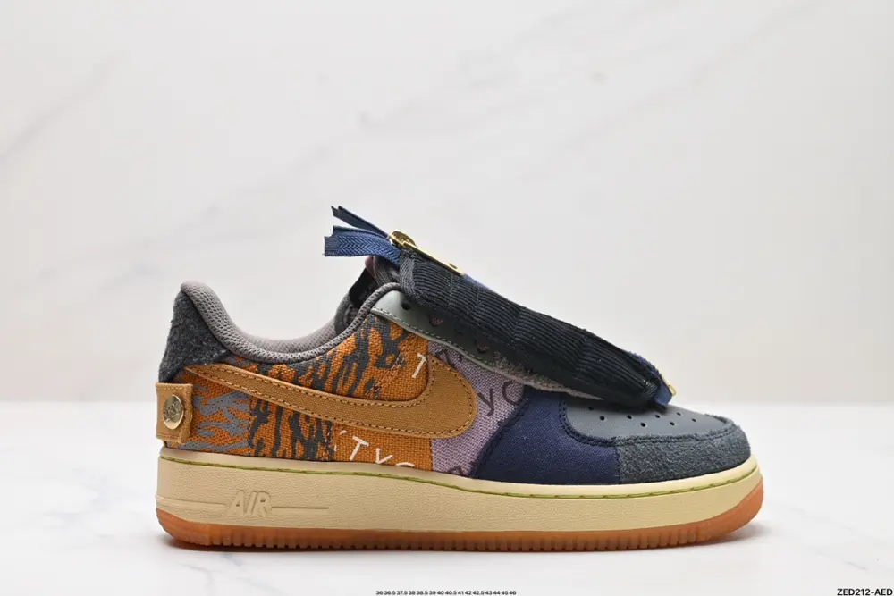 Nike WMNS Air Force 1 Shadow new girl deconstructionist design Macaron Air Force One DZ1847-105
