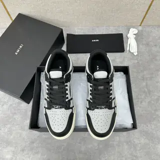 AMIRI couple style street style high version AMIRI bone shoes 20FW RUNWAY SKEL TOP