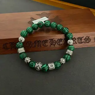 Chrome Hearts Classic Vintage Malachite Multi-element Bracelet