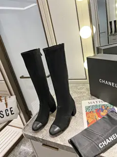 Chanel 15-inch elastic boots