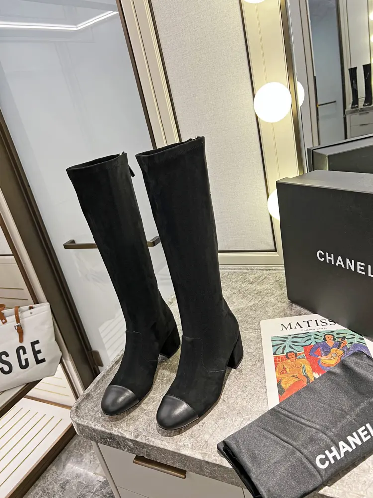 Chanel 15-inch elastic boots