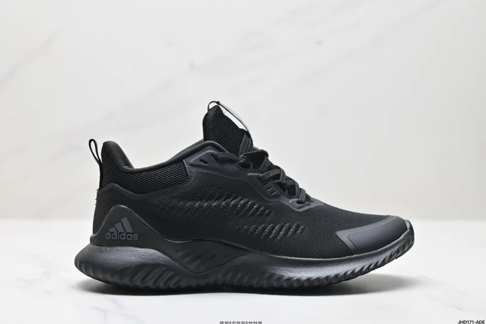 Adidas Alphabounce Alpha High Elastic Horse Brand Shark Gill Pattern Outsole Casual Sports HQ3647