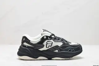 FILA FUSION Flash Retro Trend Non-slip Wear-resistant Low-top Casual Running Shoes T12W331103APB
