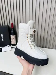 Chanel bread boots