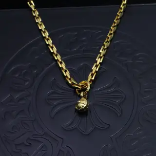 Chrome Hearts A classic and popular gold necklace