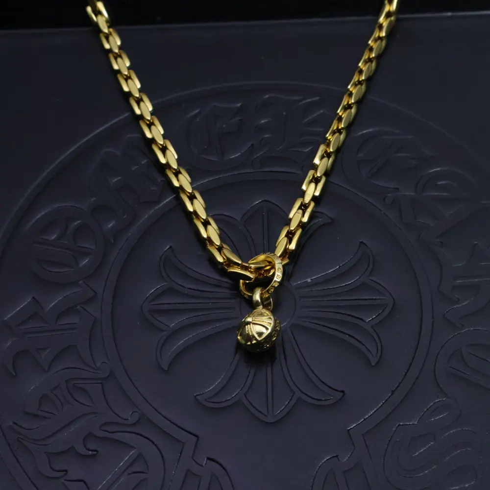 Chrome Hearts A classic and popular gold necklace