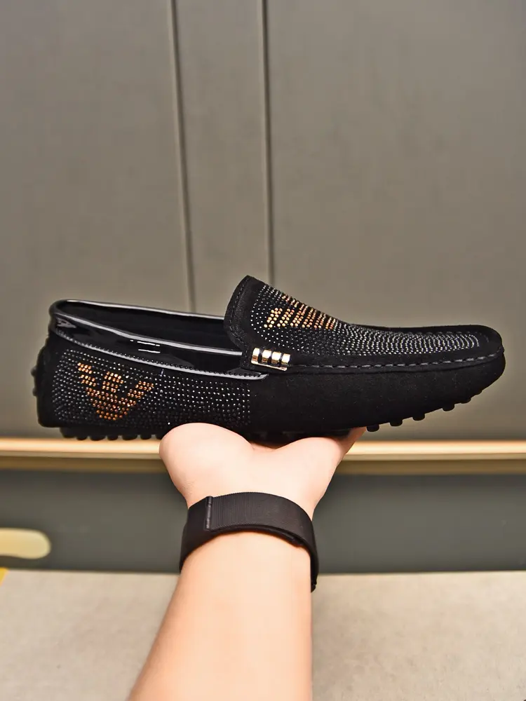 Armani Milano loafers for men are super trendy. Fashionable and casual driving loafers