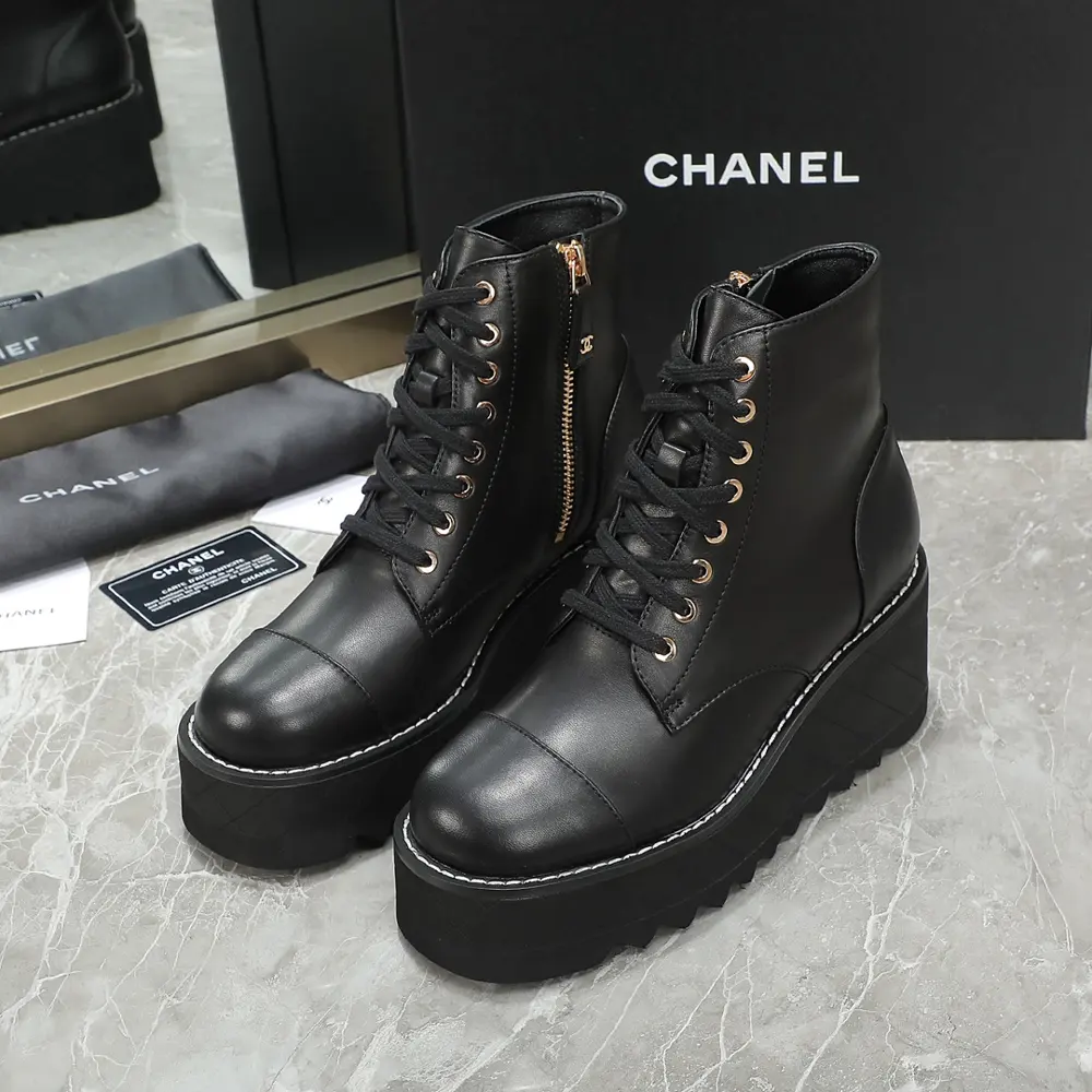 CHANEL/Chanel 24ss Xiaoxiang autumn and winter catwalk boots