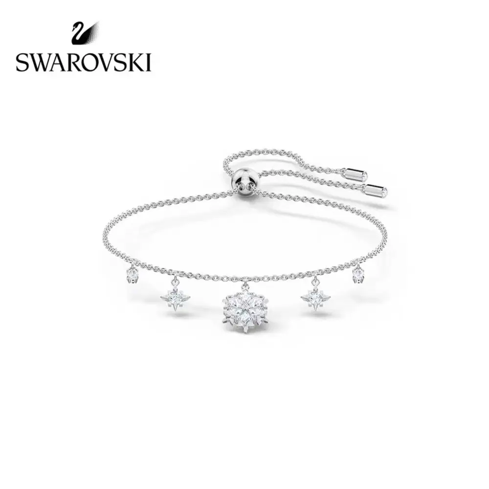 Swarovski Dancing Snowflakes Pull-out Crystal Bracelet