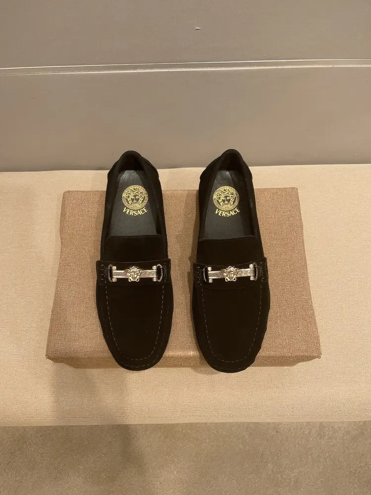 Versace men’s all-season casual slip-on business loafers