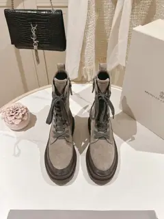 Brunello Cucinelli Ankle Boots The classic inspiration from loafers defines the modern