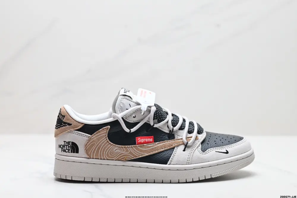 Nike AJ1 Travis Scott x Air Jordan 1 “Reverse Mocha” AJ1 Joe 1 TS Lightning Joint Inverted XZ2025-168