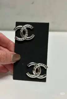Chanel C earrings
