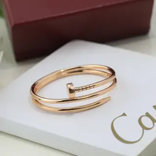 Cartier nails new double-layer diamond-free bracelet Cartier classic masterpiece