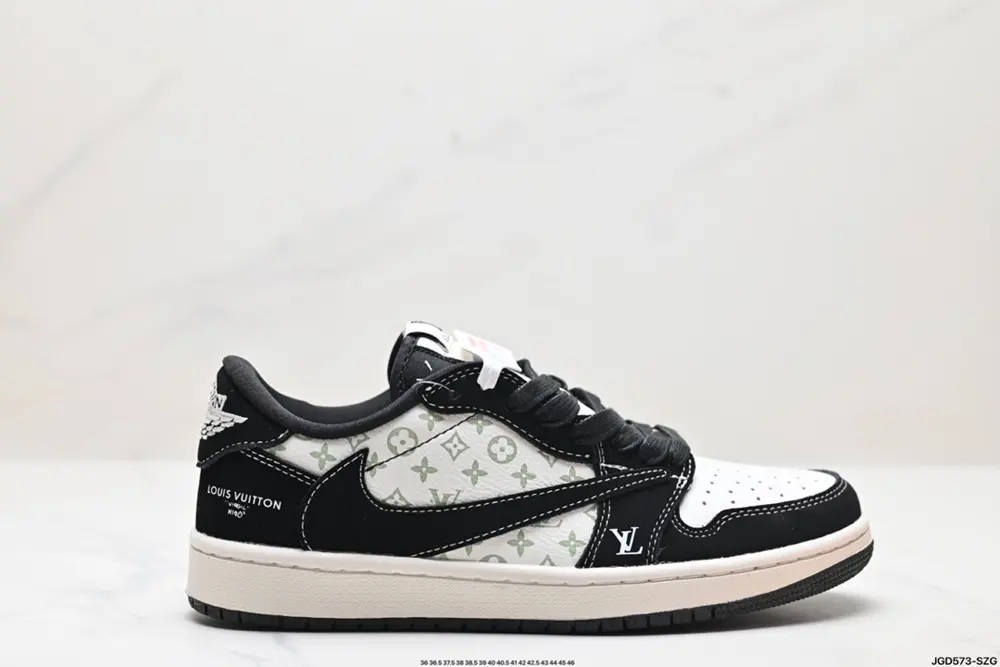 Nike AJ1 reverse hook Travis Scott x Air Jordan 1 “Reverse Mocha” AJ1 Joe 1 TS Lightning LX1988-200