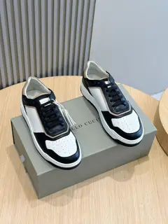 Brunello Cucinelli Calfskin Suede Sneakers
