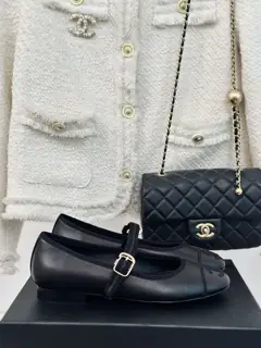 Chanel Milan catwalk Mary Jane shoes
