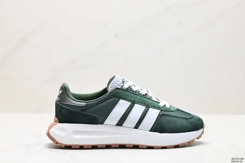 Adidas Retropy E5 Adidas new sports casual popcorn running shoes Clover thick sole white GW8259