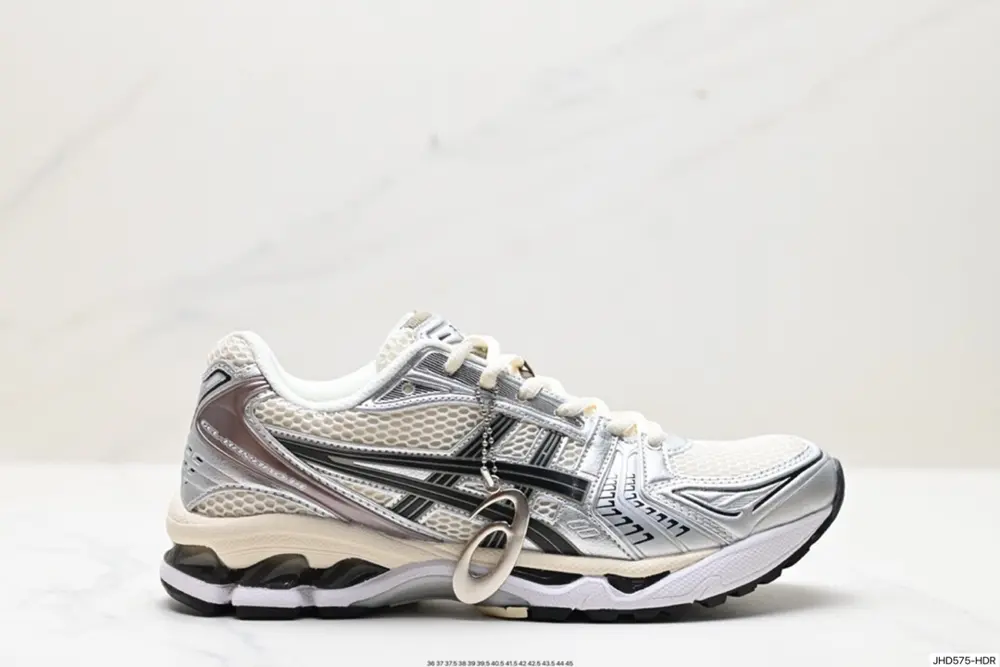 ASICS breathable mesh upper with some synthetic leather material uses the new AHAR+ rubber 1201A161-020
