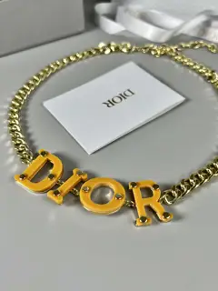 DIOR’s new letter LOGO necklace