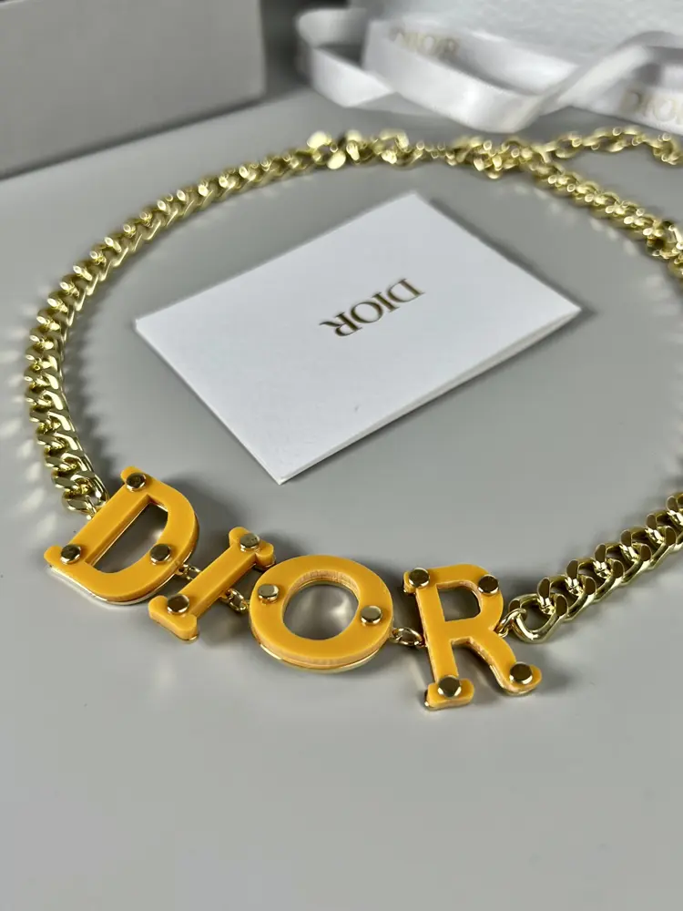 DIOR’s new letter LOGO necklace