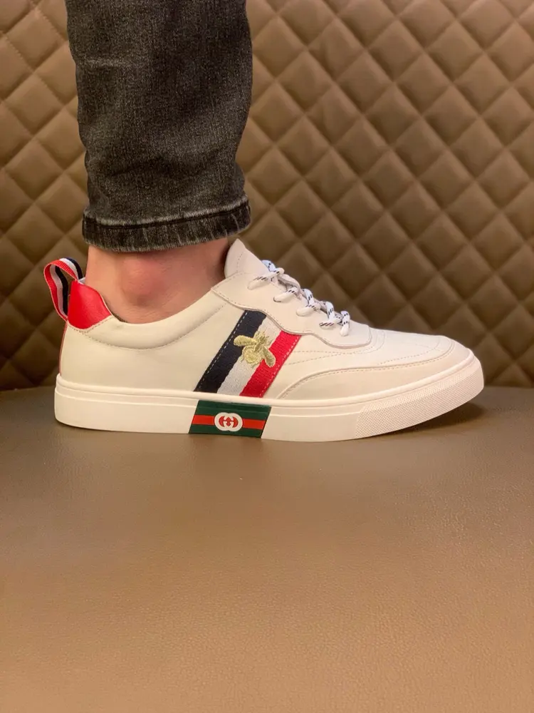 GUCCI four seasons trendy men’s shoes Hong Kong original to:1 exquisite craftsmanship top