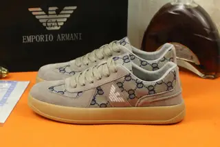 Armani men’s casual shoes. The upper
