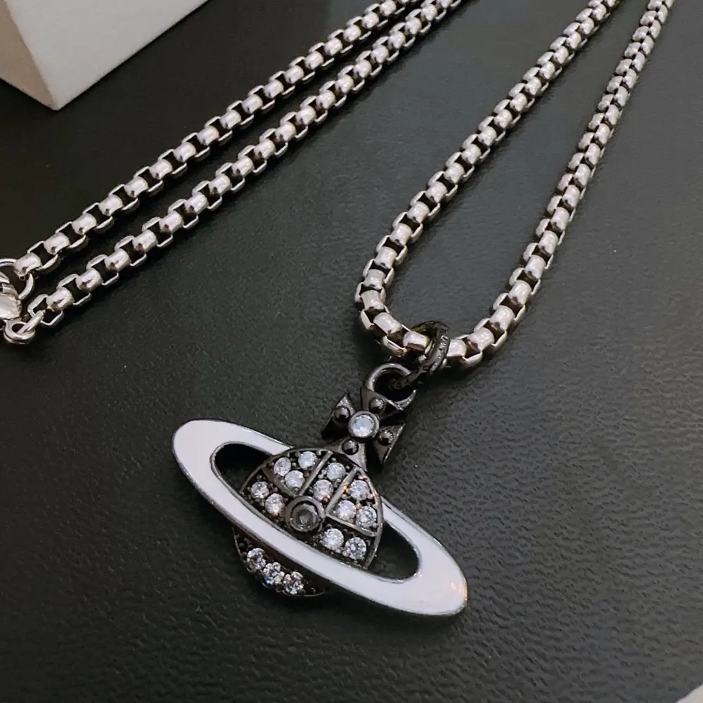 Vivienne Westwood Classic Large Saturn Necklace
