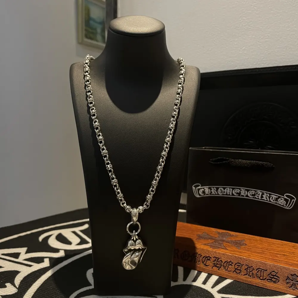 Chrome Hearts cross flower ball necklace