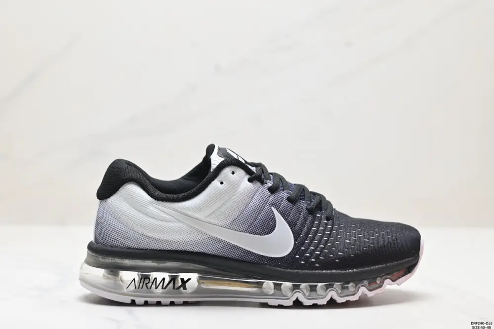 Nike Air Max 2017 White Pure Platinum Series Nike Low-top All-match Jacquard Mesh Full Palm 849559-010