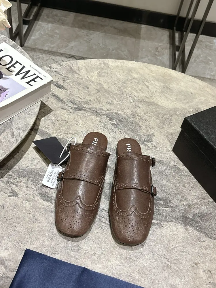 Prada retro tassel half-slippers are a hit