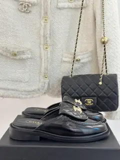 Chanel classic flip-top bag buckle Slippers