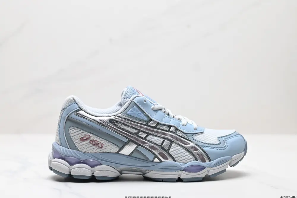 ASICS/Asics GEL-NYC 2055 breathable mesh upper with some synthetic leather material. Adopts 1203A542-020