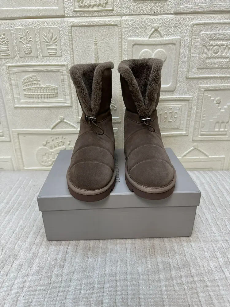 Brunello Cucinelli lambskin mid-boots