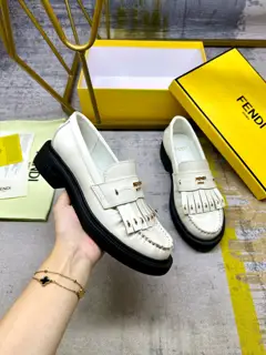 FENDI Filo college loafers