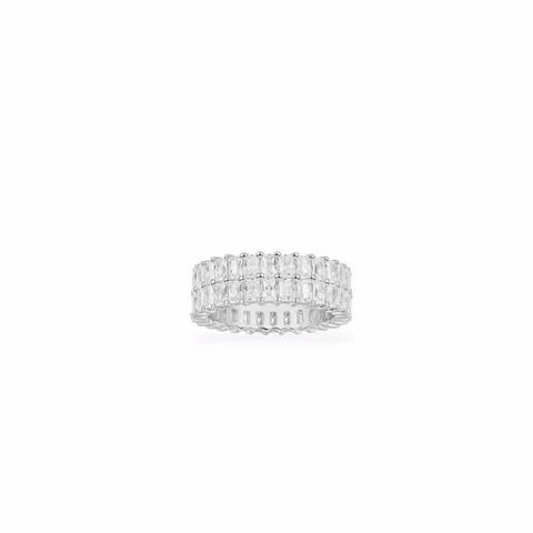 APM Monaco Eclat double-layer square diamond ring